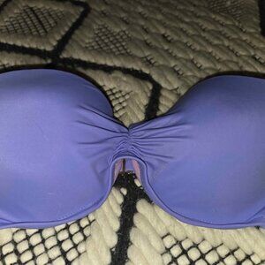 Victoria's Secret Purple Ruched Bikini Top